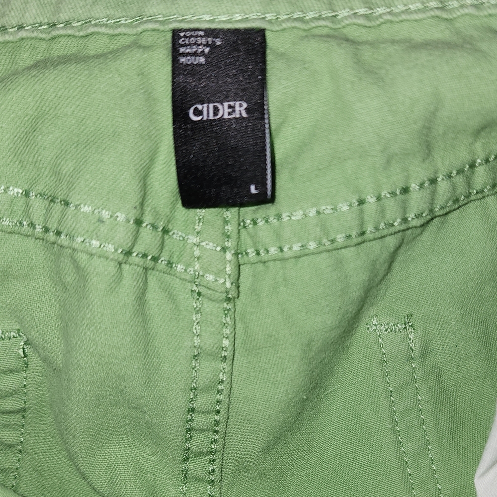 Unique Contrast Cutout Patchwork Straight Long Pa… - image 5